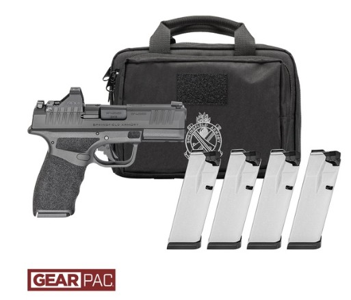 Springfield Armory Hellcat Pro OSP 9mm Striker-Fired Semi-Auto Pistol 17+1 rd Black
