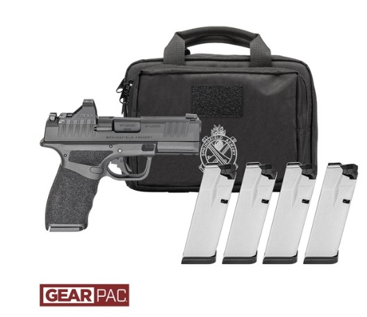 Springfield Armory Hellcat Pro OSP 9mm Optic Ready Black Melonite 4 10-Round Magazines