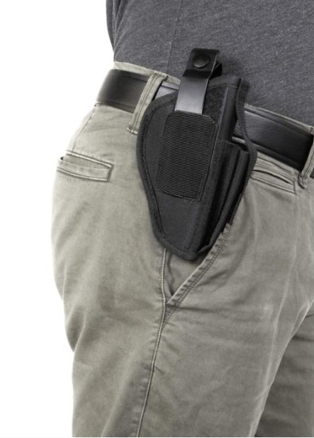 Allen Company Ambidextrous Belt Holster Size 01 Med Frame, Fits G43/43X and P365/P365 XL, Black