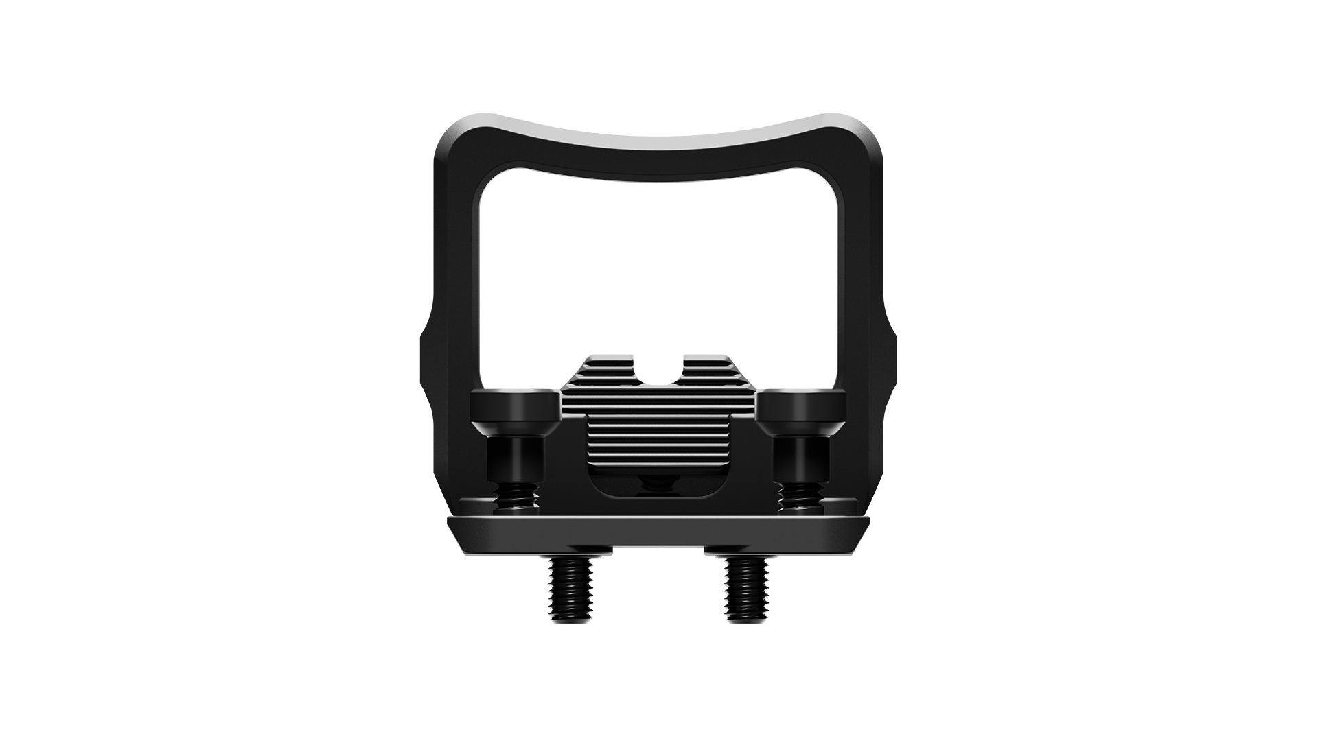 Radian Weapons Guardian RMR Optic Guard Mount W/Stealth Backup Iron Sights (Glock MOS) Black
