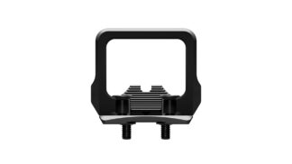 Radian Weapons Guardian EPS Optic Guard Mount with Stealth Iron Sights, Black Aluminum