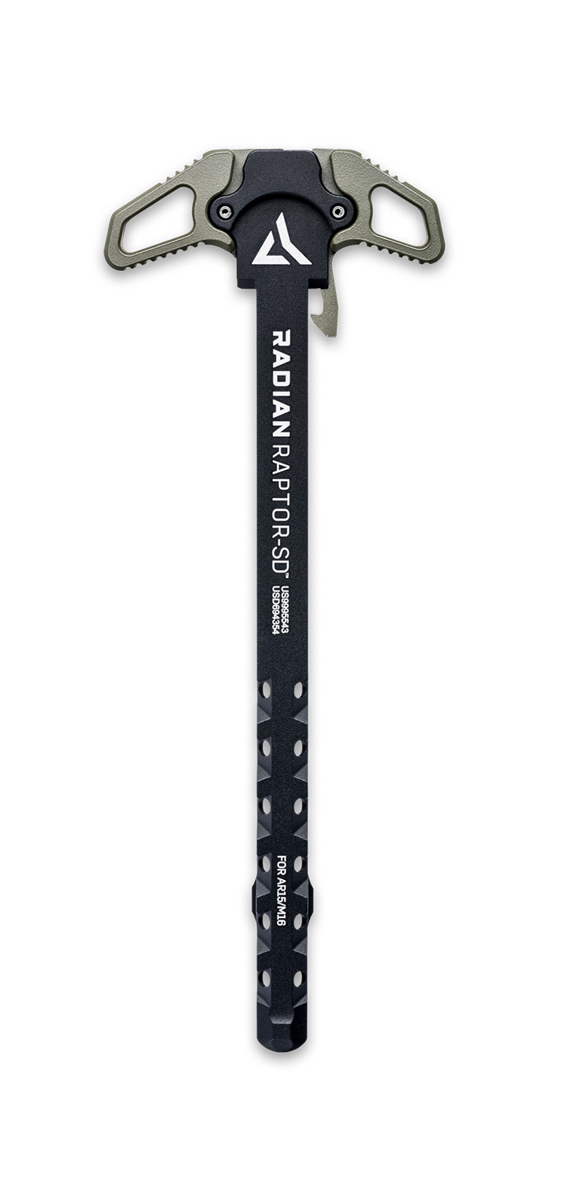 Radian Weapons Raptor-SD Ambi Charging Handle for AR-15, OD, 7075 Aluminum
