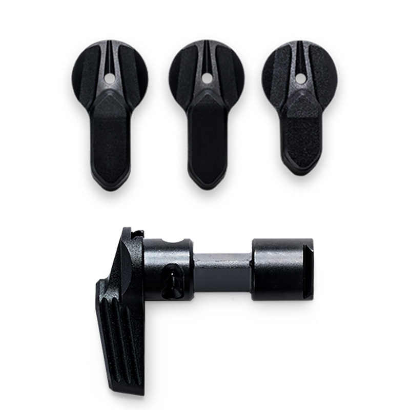 Radian Weapons Talon 45/90 Ambidextrous Safety Selector 4- Lever Kit, Black Aluminum