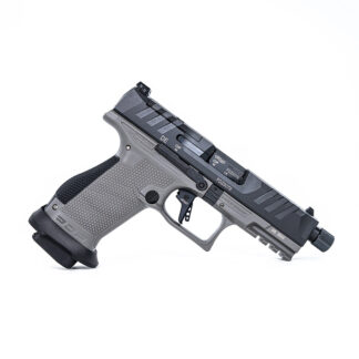 Walther Arms PDP Pro Full Size 9mm Striker-Fired Pistol, 5.1 in Threaded Barrel, Optics Ready, Black/Grey