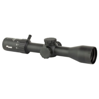 SIG Sauer Whiskey 4 3-12x44mm 30mm SFP Illuminated Hellfire QuadPlex Reticle