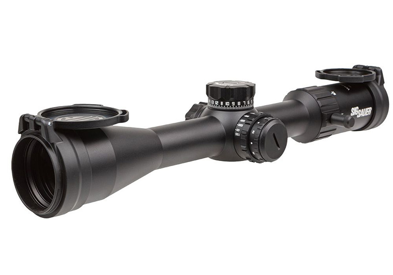 SIG Sauer Whiskey4 4-16x44mm FFP MOA Milling Hunter 2.0 Side Focus Black 30mm