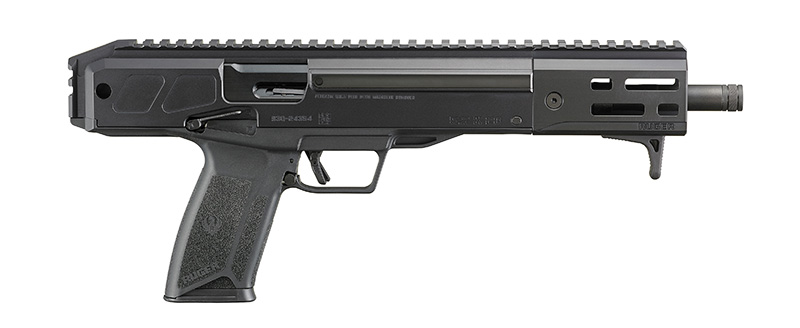 Ruger LC Charger 5.7x28mm Semi-Auto Pistol, 10.3 in Barrel, 10+1 Rounds, Black Nitride