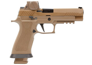 Sig Sauer M17X 9mm Striker-Fired Pistol, 4.7 in Barrel, 21+1 Rounds, Coyote Tan