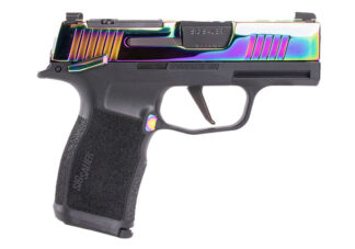 SIG Sauer P365X 9mm Striker-Fired Semi-Auto, 3.1in Barrel, 12+1, Optic Ready, XRay3, Rainbow/Black