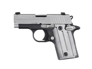 SIG Sauer P238 .380 ACP 2.7 in Barrel SAO Compact Semi-Auto, Black/Stainless Two-Tone