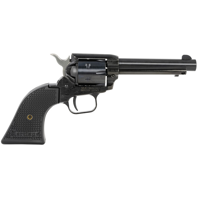 Heritage Arms Rough Rider .22 LR 4.75 in Black Revolver, Fixed Sights, 6 Rounds