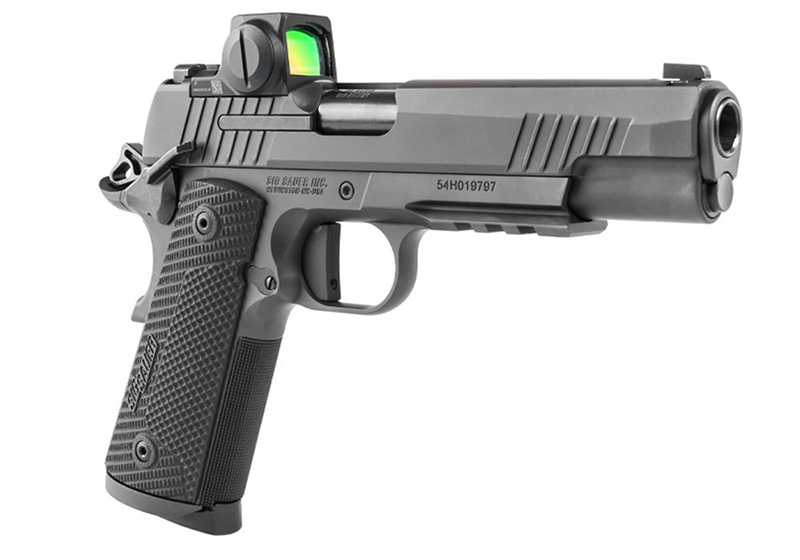 SIG Sauer 1911X .45 ACP 5in Optic-Ready Pistol, 8+1 Rounds, XRAY3 Night Sights, G10 Grips