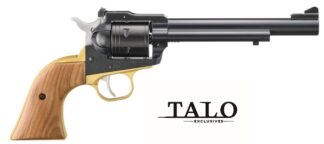 Ruger Super Wrangler Single Action Revolver, 6.5 in Barrel, 6 Rounds, Midnight Blue/Wood