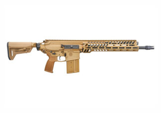SIG Sauer MCX-Spear 6.8x51mm 16 in Coyote Semi-Auto Rifle, Folding Telescoping Stock