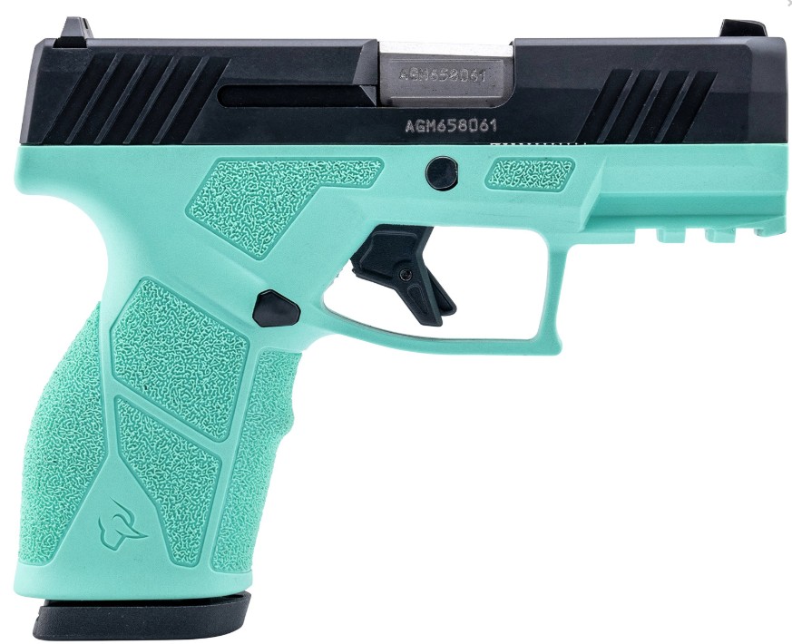 Taurus GX2 9mm 3.38 in 10+1 Cyan/Black