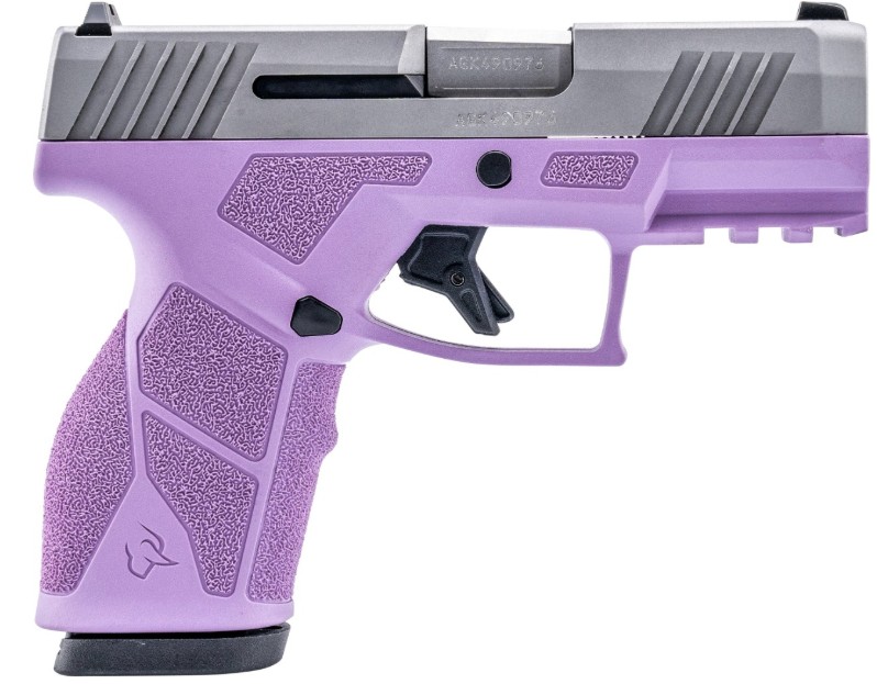 Taurus GX2 Semi-Auto 9mm 3.38 in Barrel, 13+1, Light Purple/Stainless