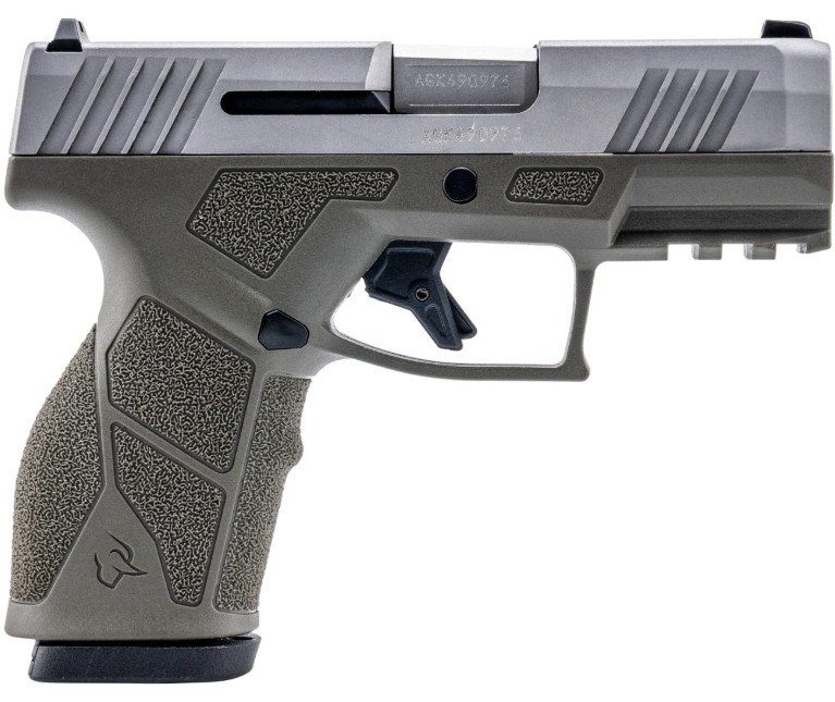 Taurus GX2 Striker-Fired 9mm 3.38 in Barrel 10+1 Rounds OD Green/Stainless