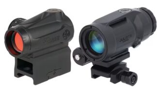 SIG Sauer Romeo MSR Gen II 2 MOA Red Dot with Juliet5-Micro 5X24mm Magnifier