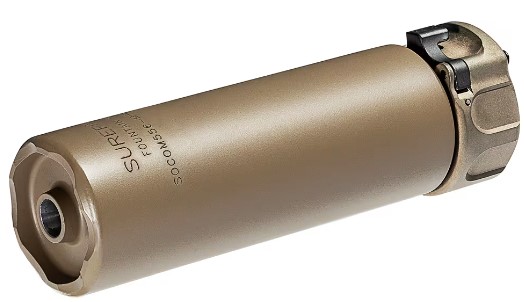 Surefire SOCOM556-MINI2 Gen 2 5.56/.223 Suppressor 5 in Fast Attach FDE