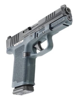 Ruger RXM 9mm 4in Optic Ready Semi-Auto Pistol, Black FNC Nitride with Grey Magpul Grip