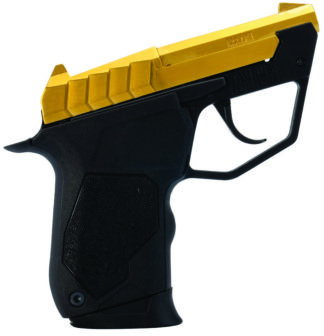Taurus 22TUC .22LR 2.5 in Tip-Up Barrel Fixed Sights Gold PVD/Black