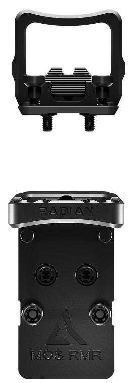 Radians Guardian+Six Optic Guard Combo Mount System for GLOCK MOS, Holosun 407/507, Black