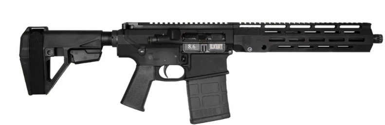 Diamondback DB10 Semi-Auto 8.6 Blackout 12 in Threaded Barrel Black