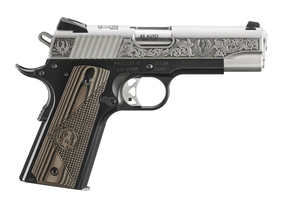 Ruger SR1911 Street Edition Semi-Auto .45 ACP, 4.25 in Barrel, 7+1 Rounds