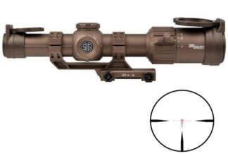 SIG Sauer Tango MSR 1-10x28mm Illuminated BDC10 Scope, 34mm, Coyote Brown