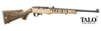 Ruger 10/22 .22 LR Semi-Auto Rifle, 18.5 in Barrel, 10-Round, Natural/Blued Laminate TALO