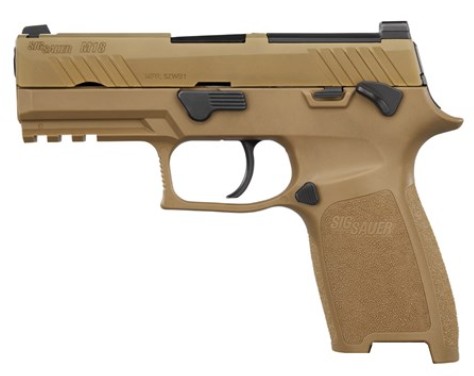 SIG Sauer M18 CSS 9mm 3.9 in Barrel 10+1 Rds Coyote Manual Safety