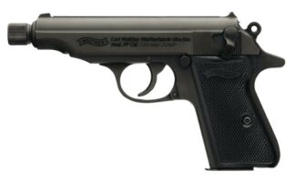 Walther PP SD Carry .32 Auto (ACP) Semi-Auto 3.9 in Threaded Barrel, Fixed Sights, Black