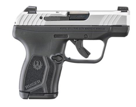 Ruger LCP Max .380 ACP Double Action Only 2.8 in Barrel Stainless Slide Black Polymer Frame