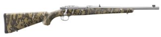 Ruger 77/44 .44 Magnum 16.6 in Threaded Barrel Stainless Camo Synthetic