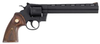 Colt Python .357 Magnum 8" Matte Blued Walnut 6-Round Adjustable Sights