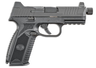 FN 509T 9mm Double/Single Action, 4.5 in Threaded Barrel, 10+1 Rounds, Black