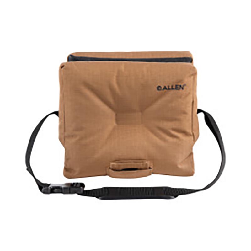 Allen Company Bench Shooting Bag Combo Unfilled - Tan/Black Camouflage