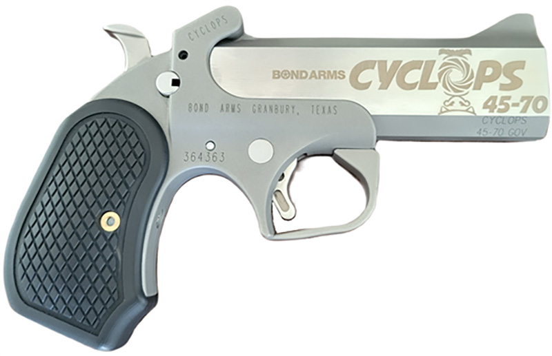 Bond Arms Cyclops Single Action .45-70 Government 4.25 in Stainless Single Shot