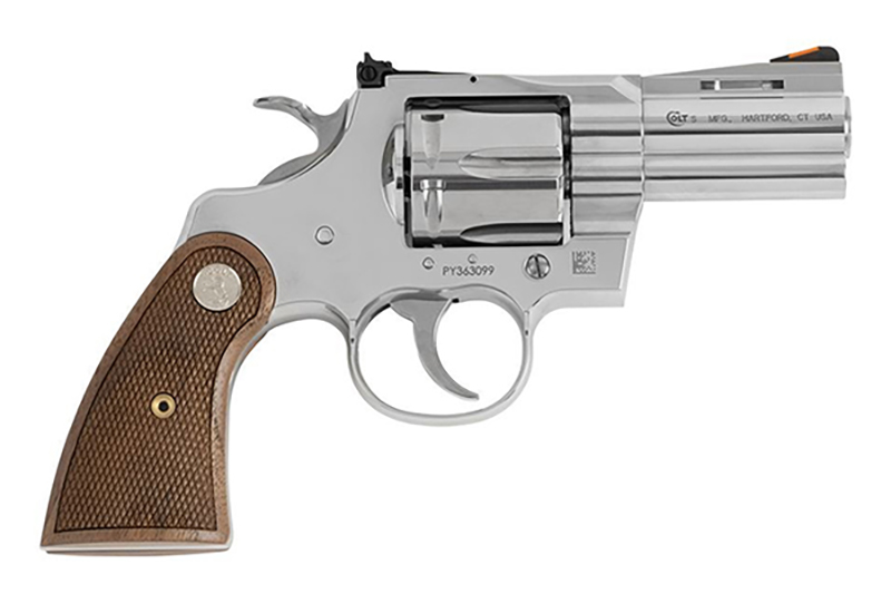 Colt Python Revolver .357 Magnum, 2.5 in Stainless Barrel, 6-Round
