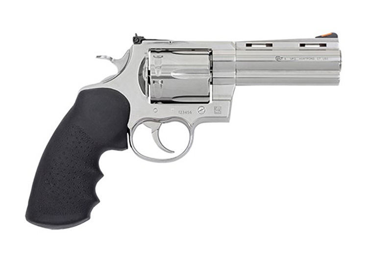 Colt Anaconda .44 Magnum Double/Single Action Revolver, Stainless Finish, 6 Rounds