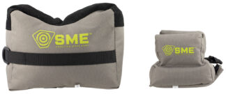 SME Products Front & Rear Gun Rest Bags Inert Polybead Filled 600D Polyester