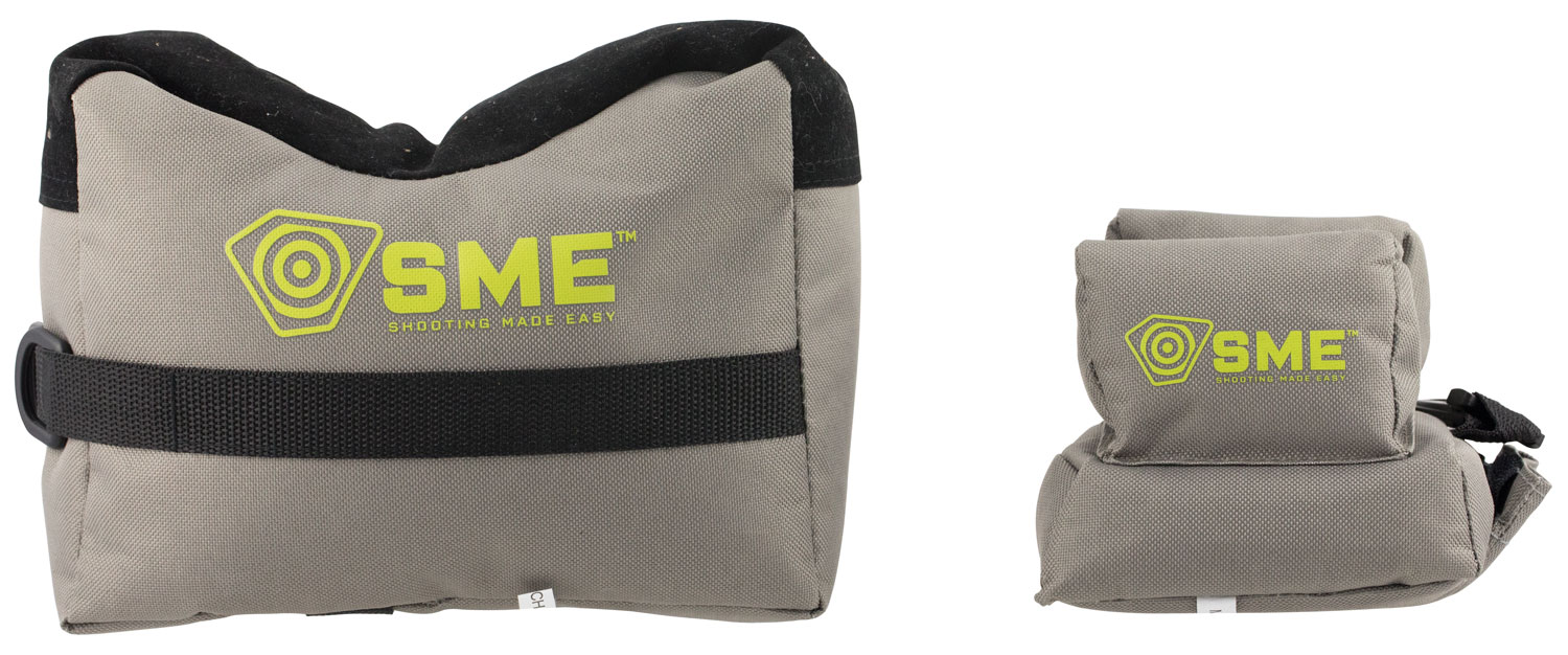 SME Products Front & Rear Gun Rest Bags Inert Polybead Filled 600D Polyester
