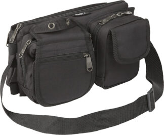 Bulldog Cases Deluxe Satchel Go Bag/Waist Pack, Black