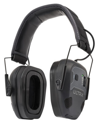 Allen ULTRX BioFuse BT Electronic Earmuffs, Bluetooth, Midnight Grey (NRR 22dB)