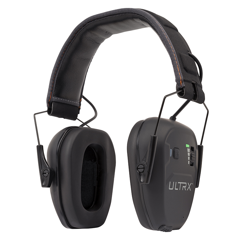 Allen Company ULTRX Bionic Bluetooth Electronic Ear Muffs, Midnight Grey, NRR 22dB