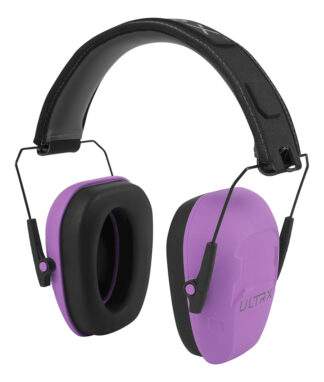 Allen ULTRX Shield Passive Over-the-Head Earmuffs, Slim Fit, Plum, NRR 23 dB