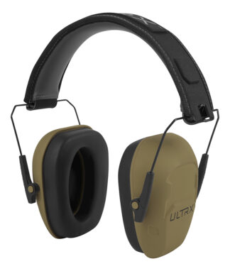 Allen ULTRX Shield Passive Over-the-Head Earmuffs, FDE, NRR 23dB