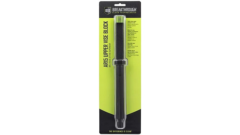 Breakthrough Clean AR15 Upper Vise Block, Green/Black Finish
