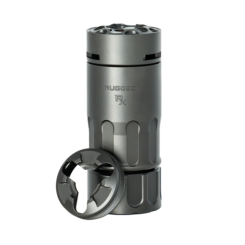 Rugged Suppressors RX Blast Diverter/Brake Black Nitride Stainless Steel