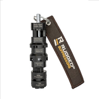 Rugged Suppressors Totem Multitool, 6-Piece, Matte Black